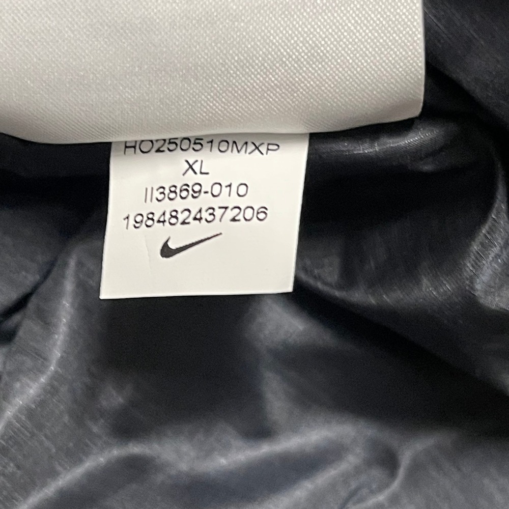 Nike Bubble Jacket Men XL Black Anthracite Puffer Loose Fit Down Fill II3869-010 - Picture 10 of 16